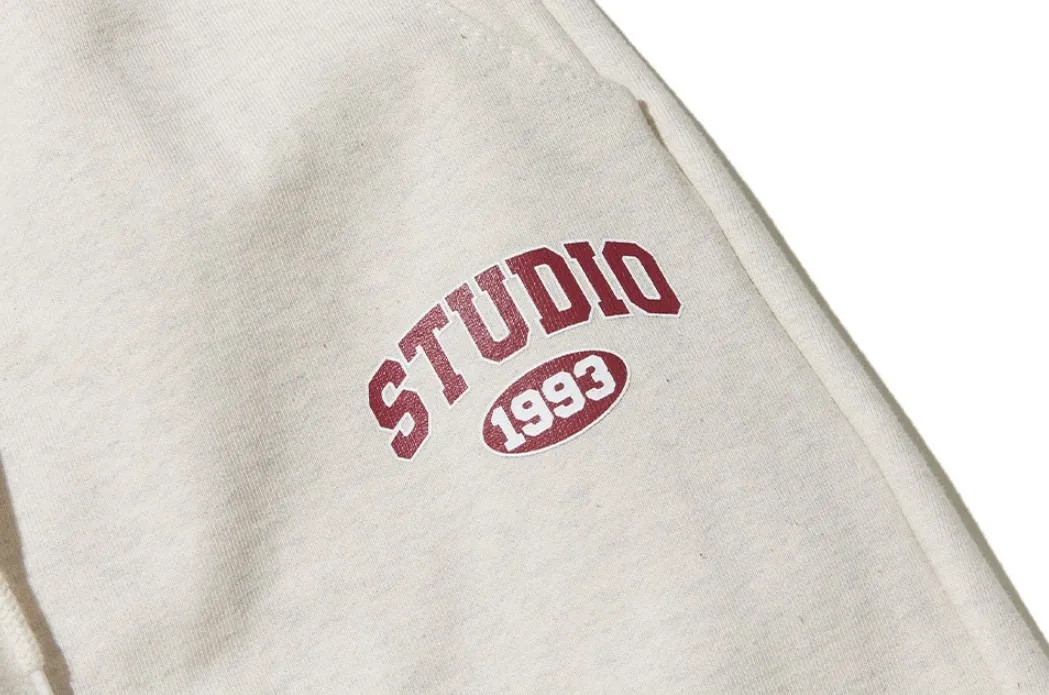 1993studio  |Unisex Street Style Logo Hoodies & Sweatshirts