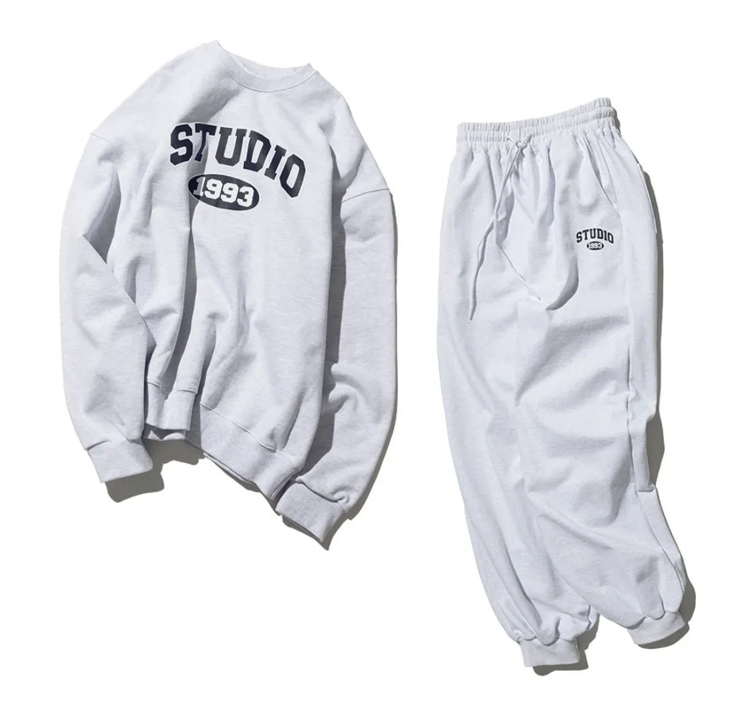 1993studio  |Unisex Street Style Logo Hoodies & Sweatshirts