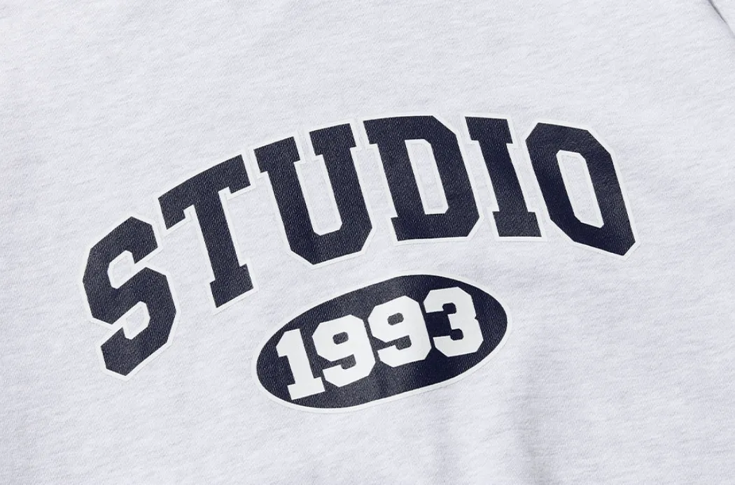 1993studio  |Unisex Street Style Logo Hoodies & Sweatshirts