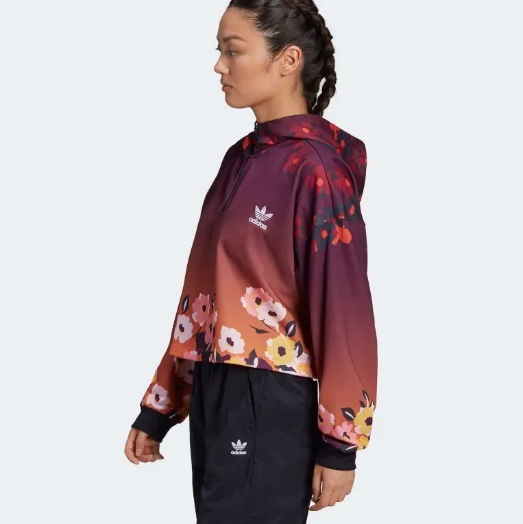 adidas  |Flower Patterns Collaboration Long Sleeves Medium Logo