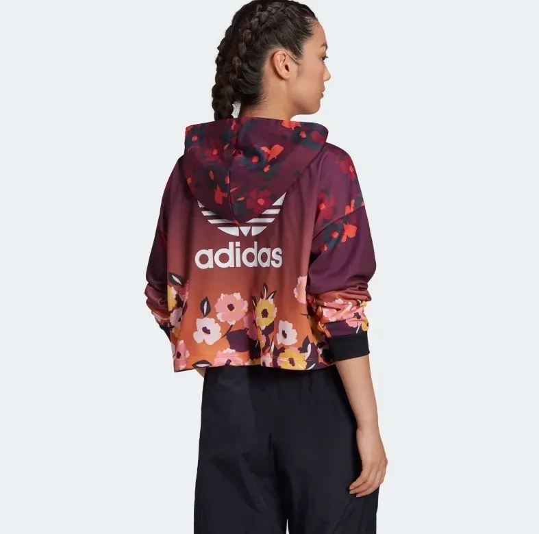 adidas  |Flower Patterns Collaboration Long Sleeves Medium Logo