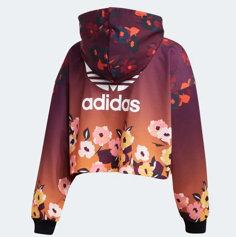 adidas  |Flower Patterns Collaboration Long Sleeves Medium Logo