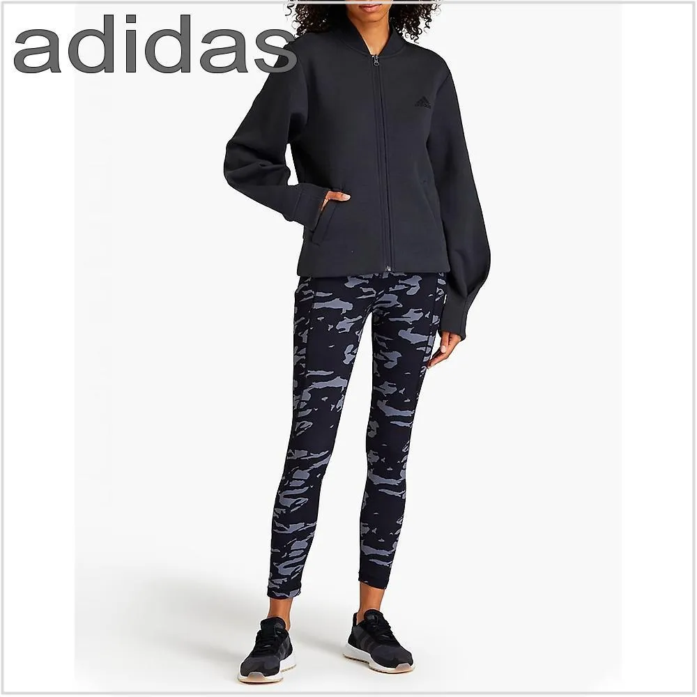 adidas  |Street Style Long Sleeves Plain Logo Hoodies & Sweatshirts