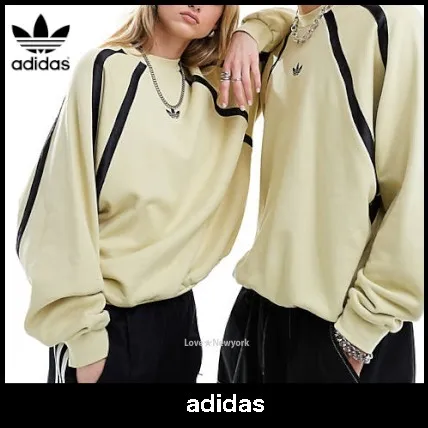 adidas  |Street Style Plain Logo Hoodies & Sweatshirts