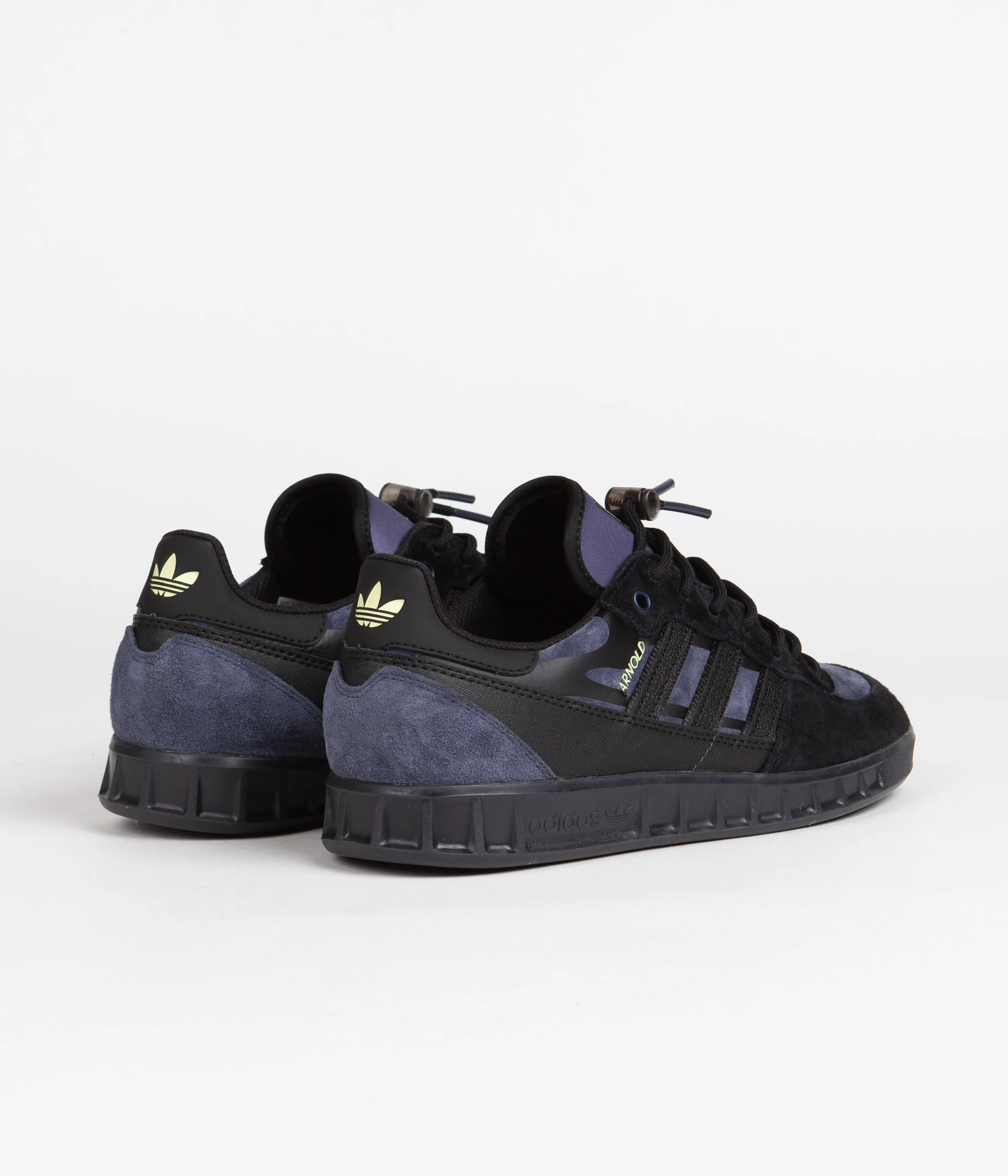 Adidas x Mike Arnold Handball Top Shoes - Core Black / Shadow Navy / Pulse Yellow