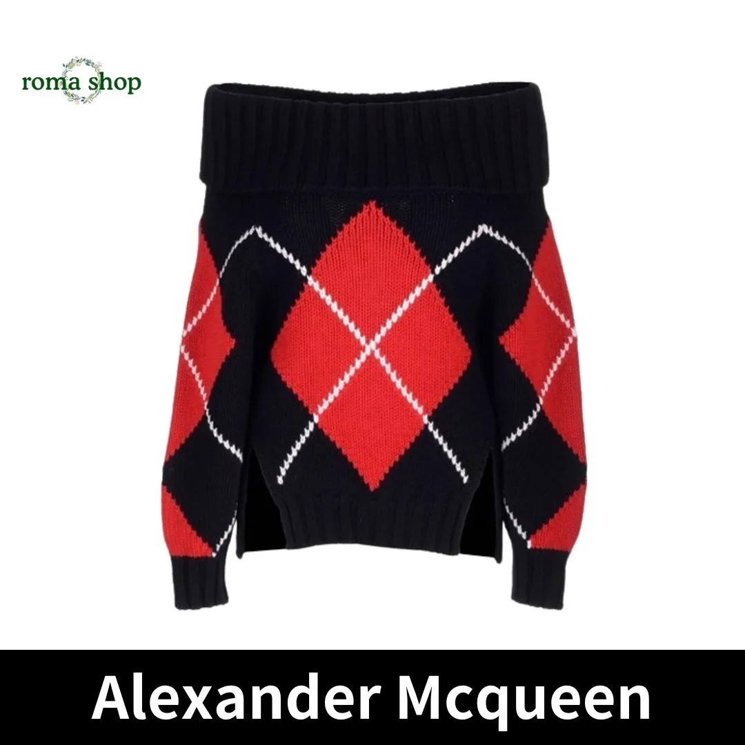 alexander mcqueen  |Casual Style Wool Street Style Party Style