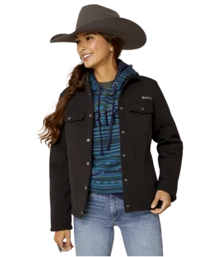 Ariat Women's Berber Back Black Softshell Western Jacket