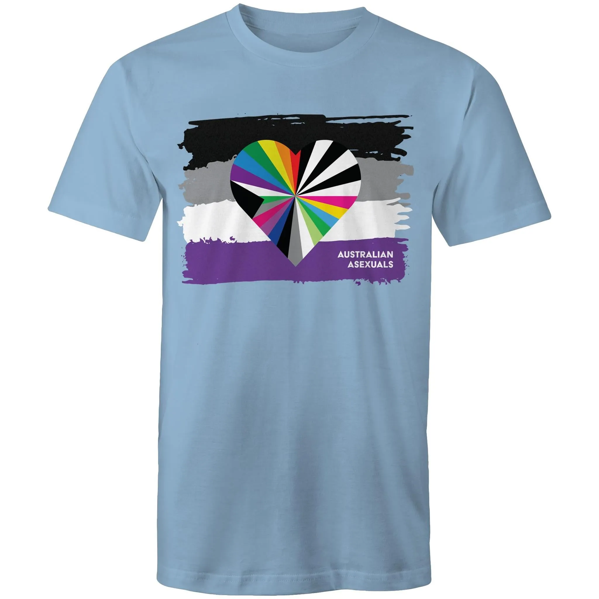 Australian Asexuals Heart T-Shirt Unisex (AS011)