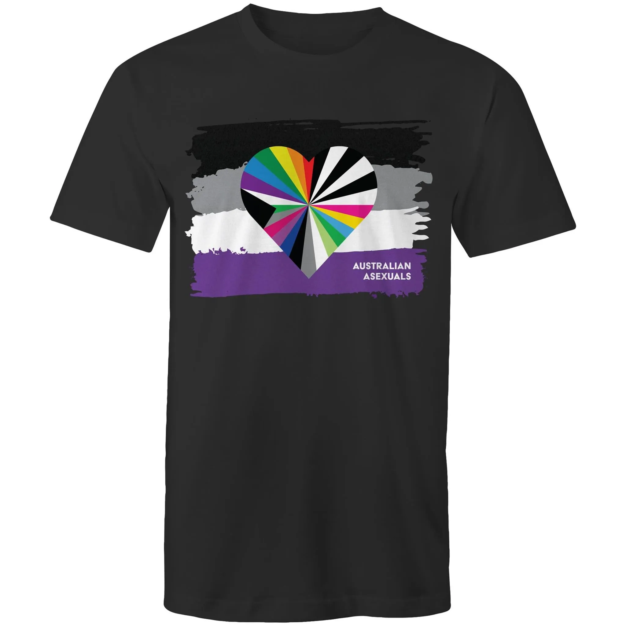 Australian Asexuals Heart T-Shirt Unisex (AS011)