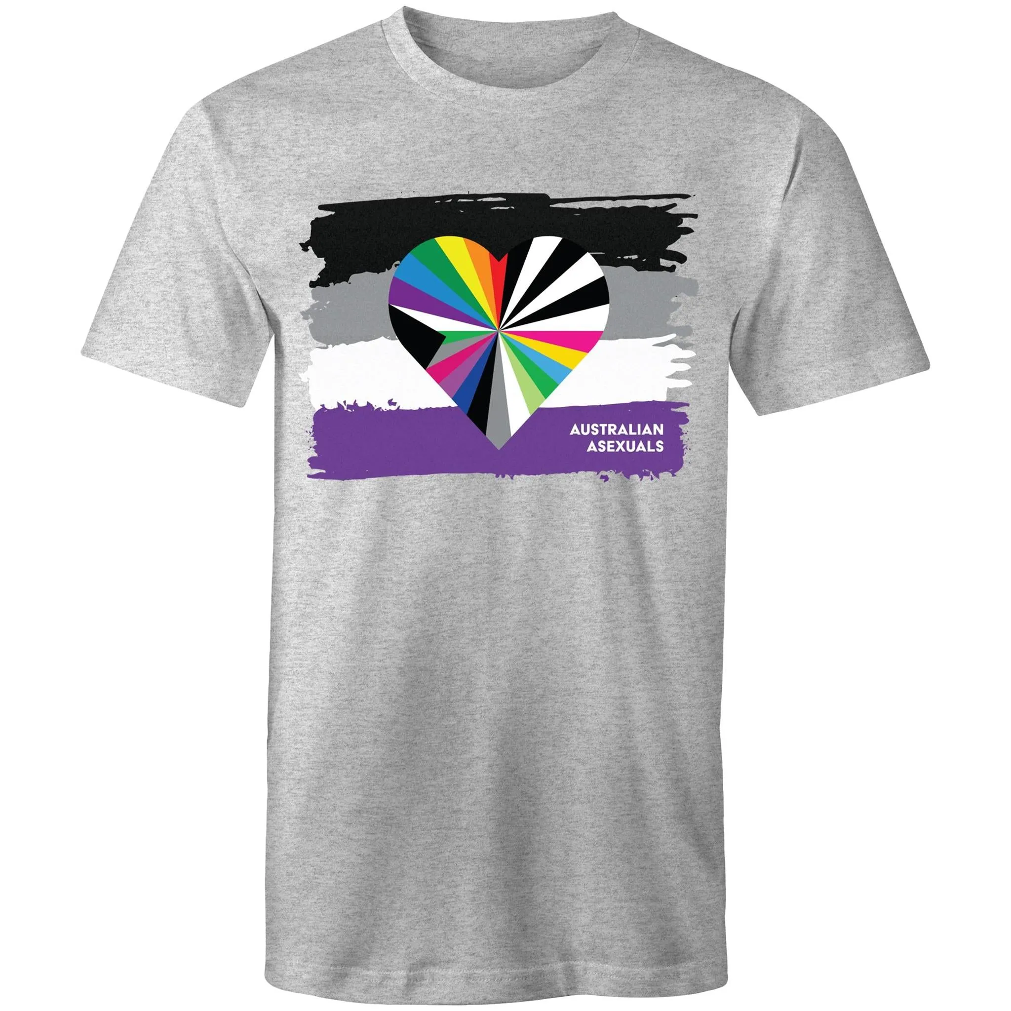 Australian Asexuals Heart T-Shirt Unisex (AS011)