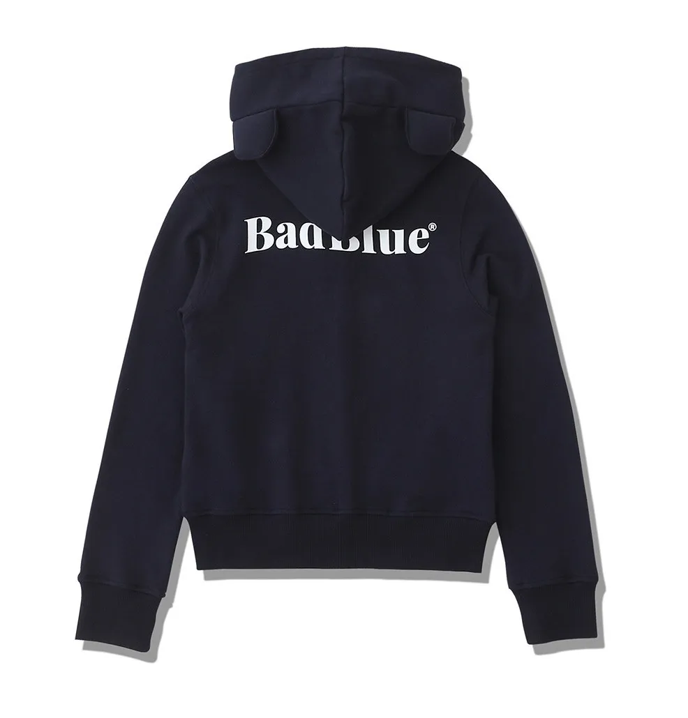 Bad Blue  |Street Style Logo Hoodies & Sweatshirts