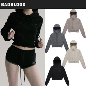 BADBLOOD  |Unisex Street Style Long Sleeves Logo Hoodies & Sweatshirts