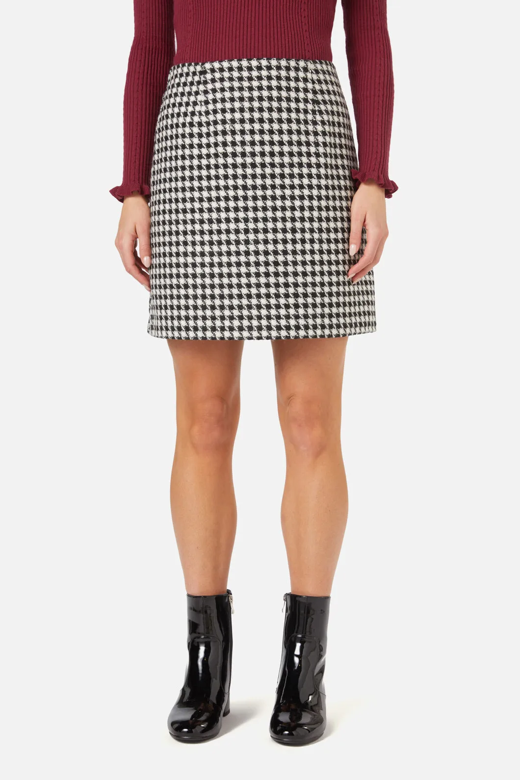 Blake Check Skirt