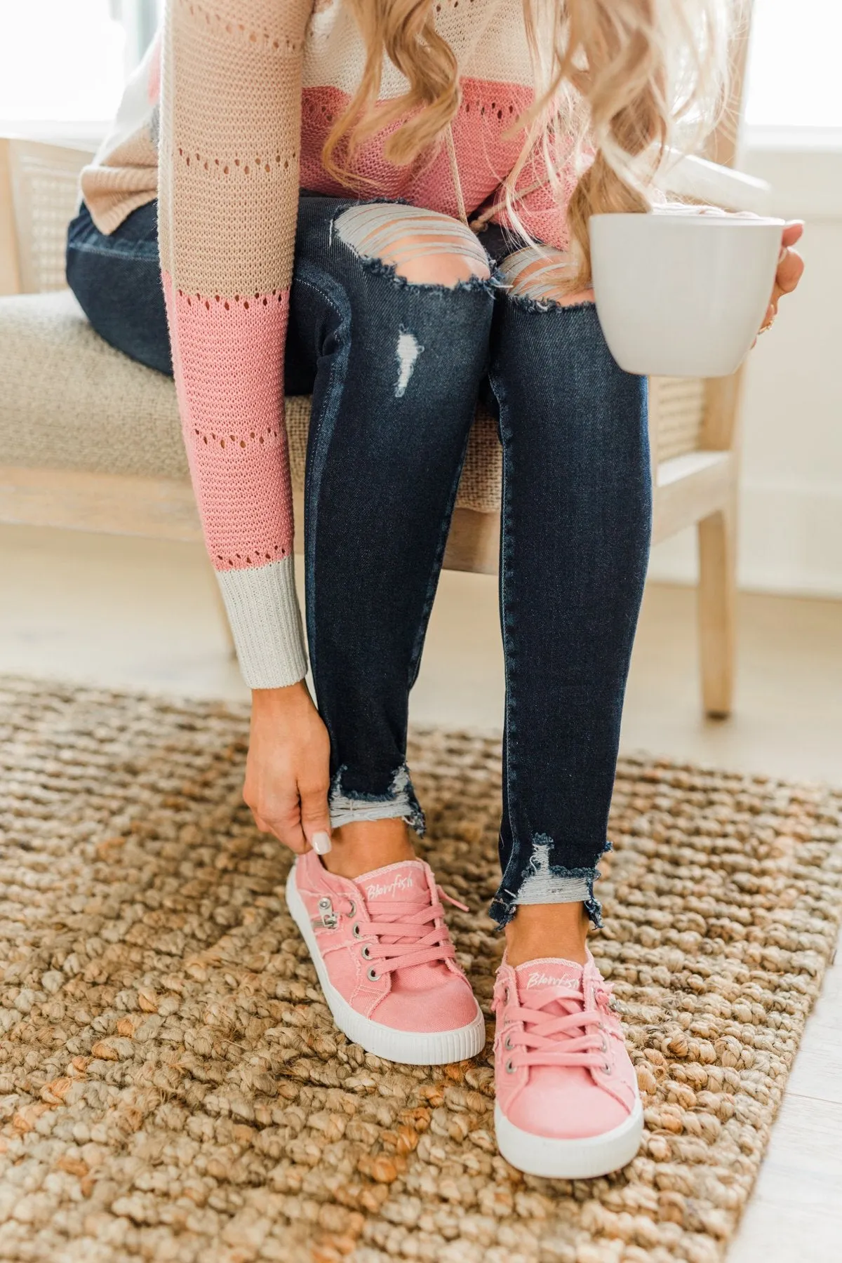 Blowfish Fruit Sneakers- Dusty Pink