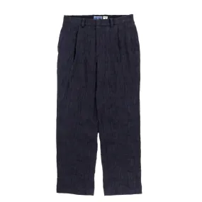 BLUE BLUE JAPAN FLOATING JACQUARD PANTS DARK NAVY