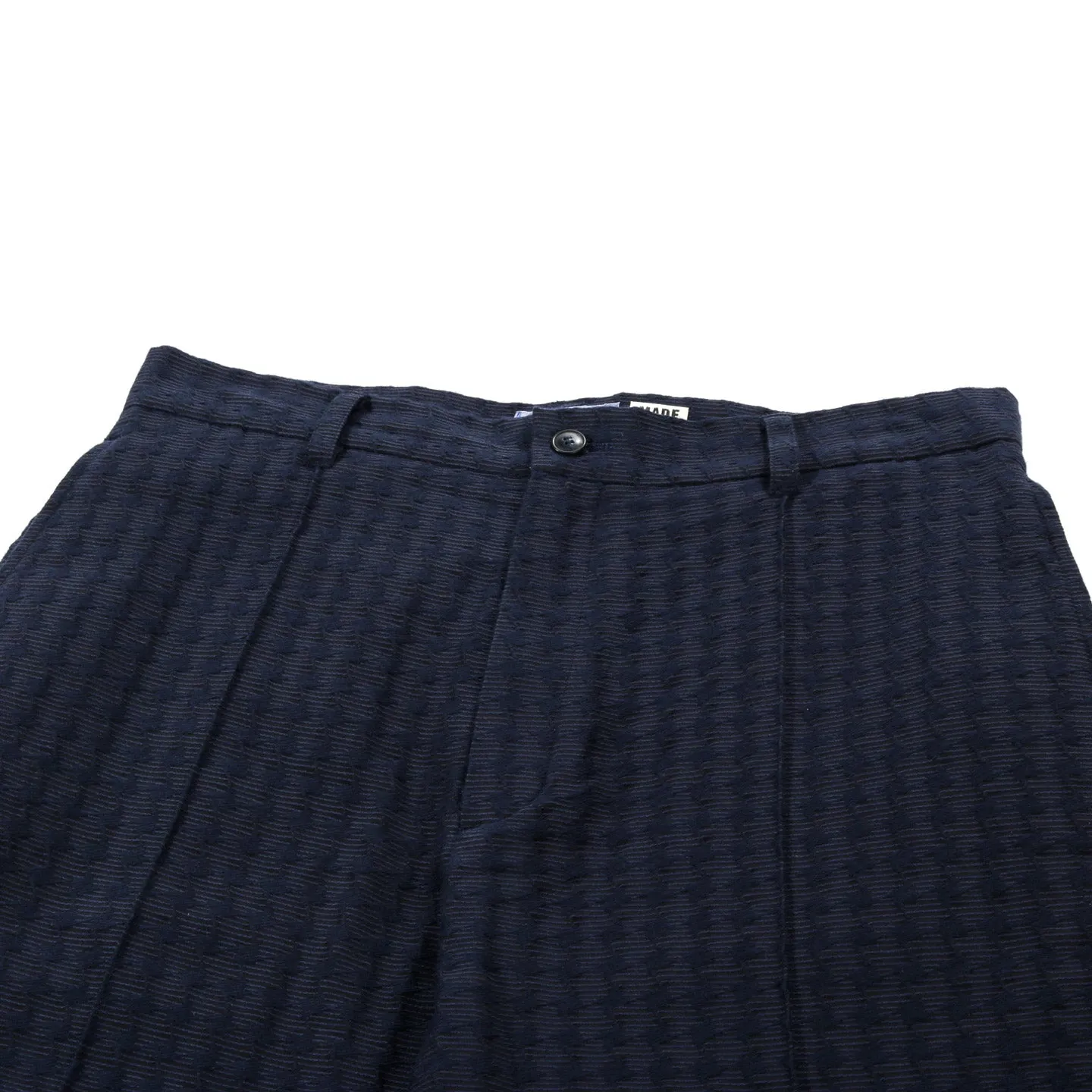 BLUE BLUE JAPAN PINWHEEL JACQUARD TROUSERS DARK NAVY