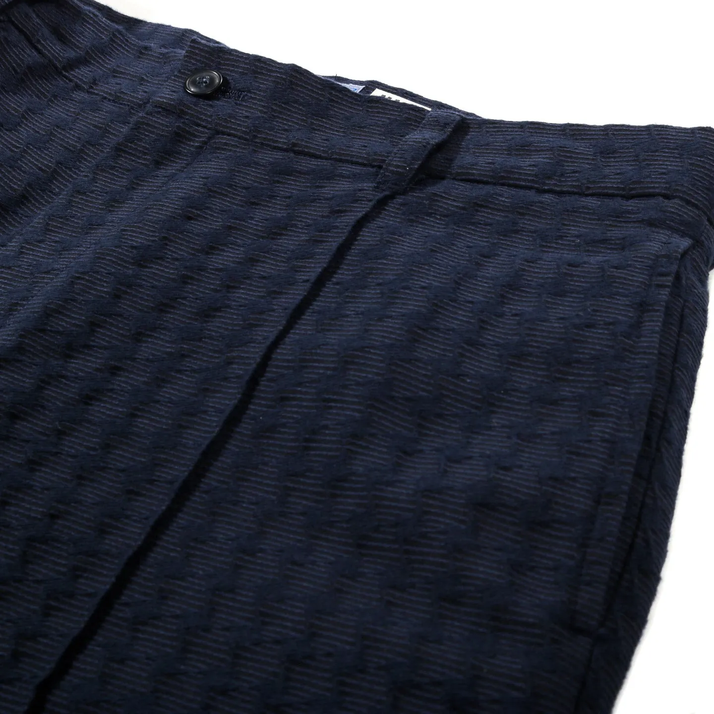 BLUE BLUE JAPAN PINWHEEL JACQUARD TROUSERS DARK NAVY