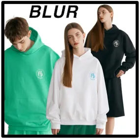 BLUR 1.0  |Unisex Street Style Logo Hoodies