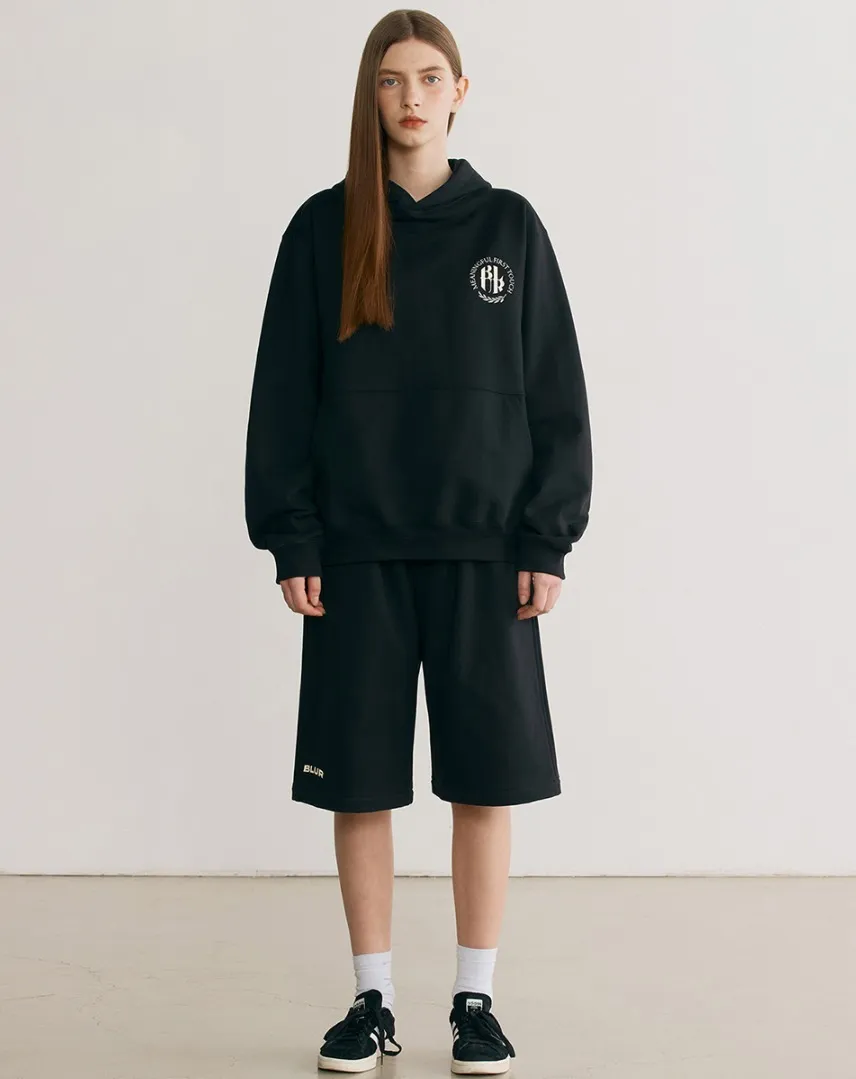 BLUR 1.0  |Unisex Street Style Logo Hoodies