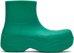 Bottega Veneta Green Puddle Boots