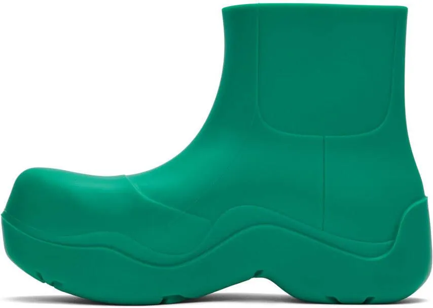 Bottega Veneta Green Puddle Boots