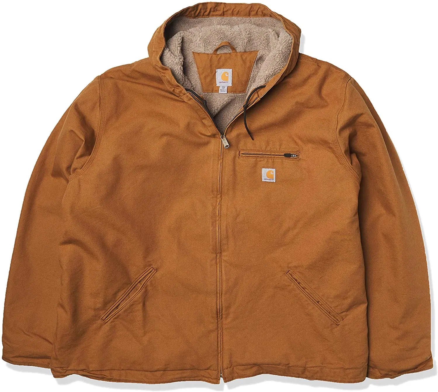 Carhartt Men's Washed Duck Sherpa Lined Jacket