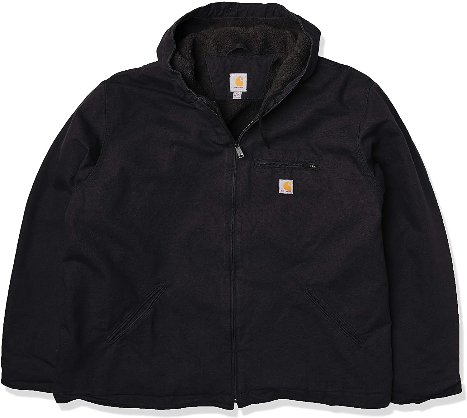 Carhartt Men's Washed Duck Sherpa Lined Jacket