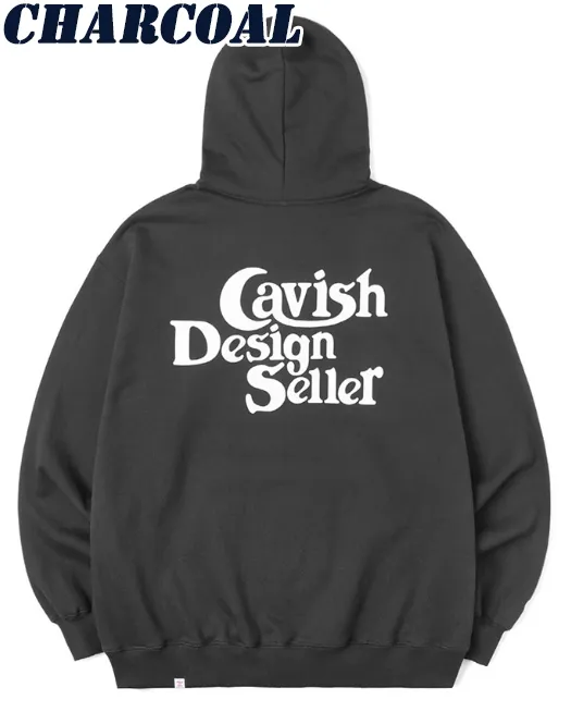 CAVISH  |Unisex Street Style Logo Hoodies & Sweatshirts