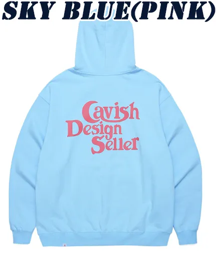 CAVISH  |Unisex Street Style Logo Hoodies & Sweatshirts