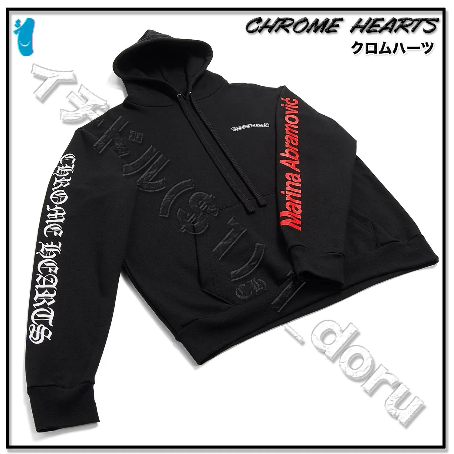 CHROME HEARTS  |Unisex Street Style Logo Hoodies