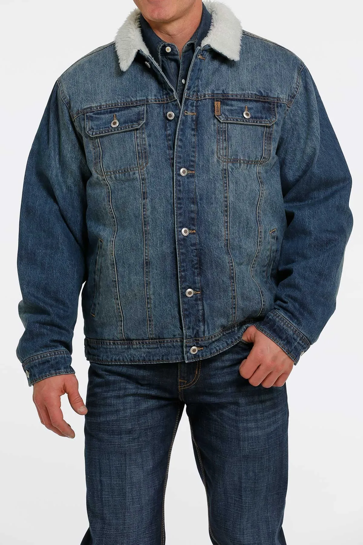 Cinch Mens Trucker Indigo Jacket - MWJ1074006