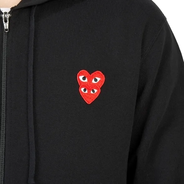 COMME des GARCONS  |Unisex Street Style Logo Designers Hoodies