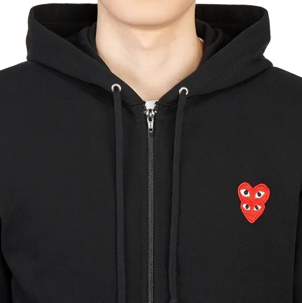 COMME des GARCONS  |Unisex Street Style Logo Designers Hoodies