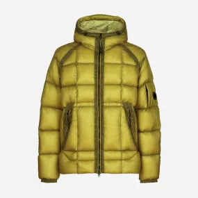 CP Company DD Shell Hooded Down Jacket Gold