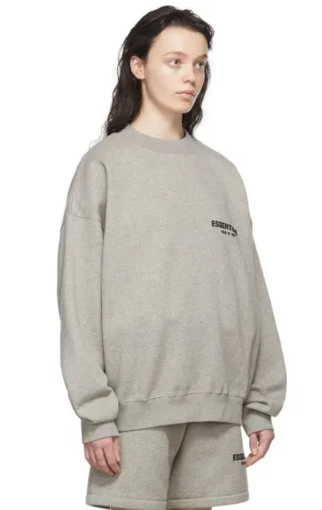 FEAR OF GOD  |Crew Neck Long Sleeves Plain Cotton Logo