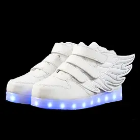 Flashez Kids White - LED Thunder Shoes