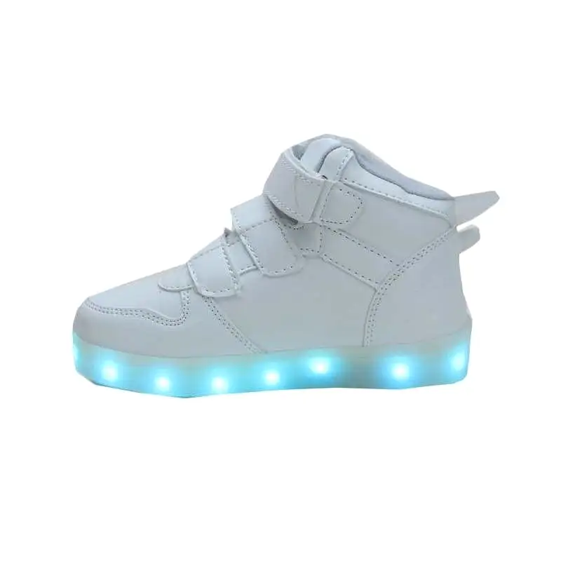 Flashez Kids White - LED Thunder Shoes