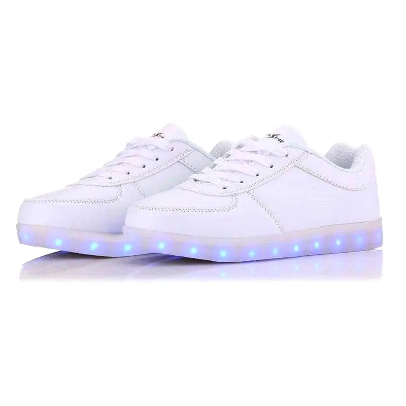 Flashez LED Trainers - White Classics