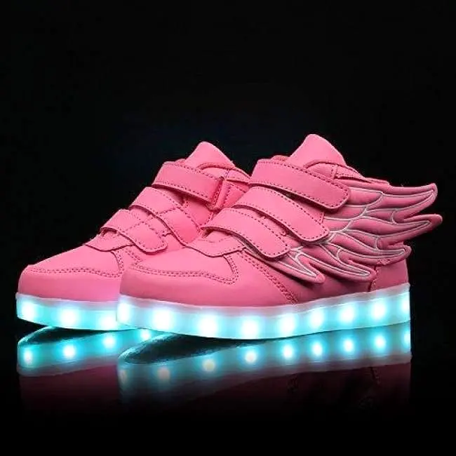 Flashez Pink Kids  - LED Thunder Shoes