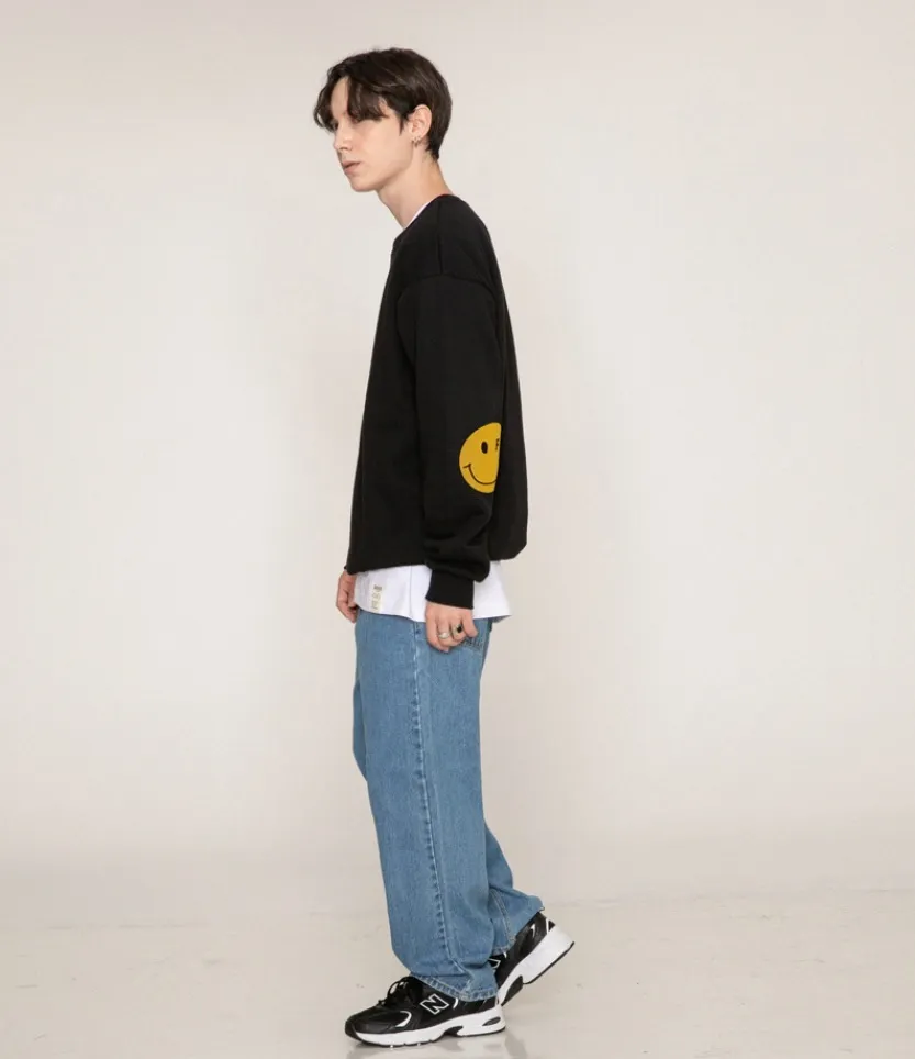 GRAVER  |[GRAVER]★ELBOW DOT SMILE SWEATSHIRT