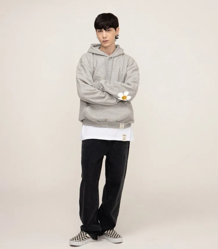 GRAVER  |[GRAVER]★ELBOW FLOWER DOT ONE POINT HOODIE