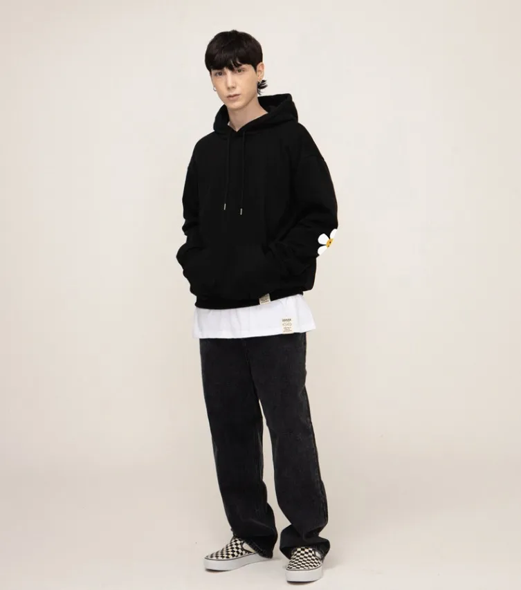 GRAVER  |[GRAVER]★ELBOW FLOWER DOT ONE POINT HOODIE