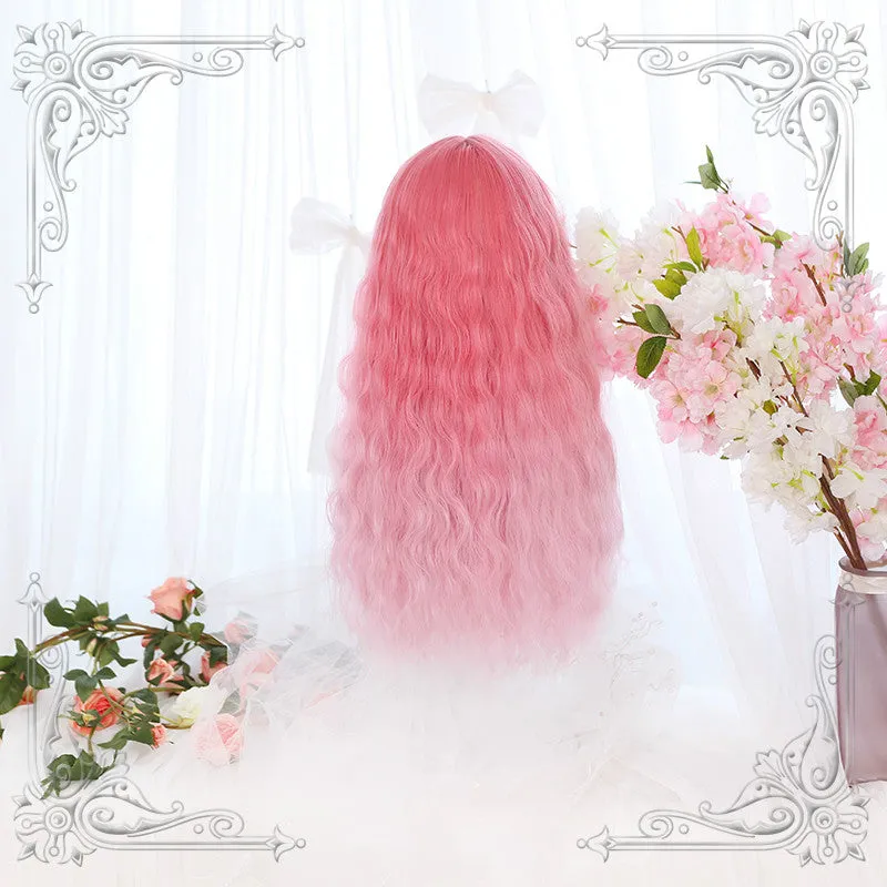 HARAJUKU WOOL ROLL SAKURA WINE WIG BY31081