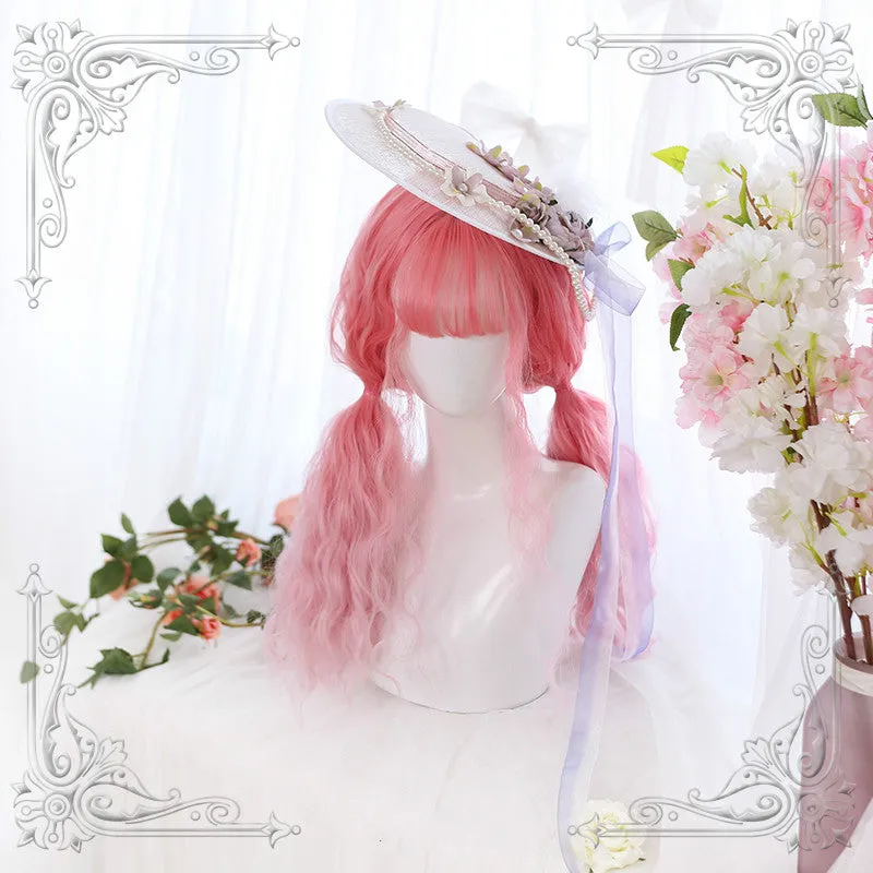 HARAJUKU WOOL ROLL SAKURA WINE WIG BY31081