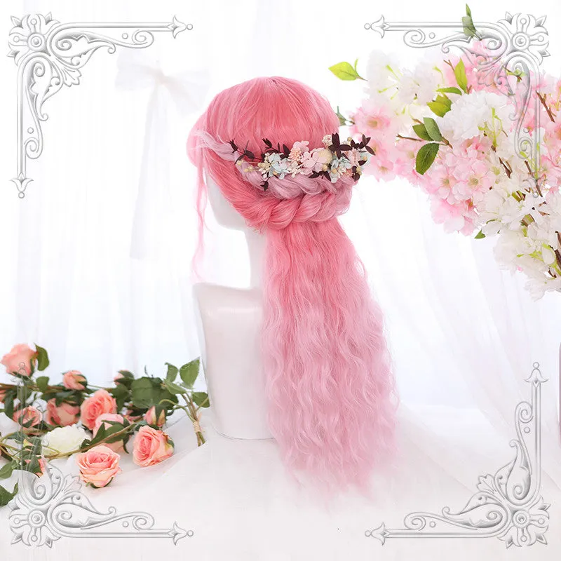 HARAJUKU WOOL ROLL SAKURA WINE WIG BY31081