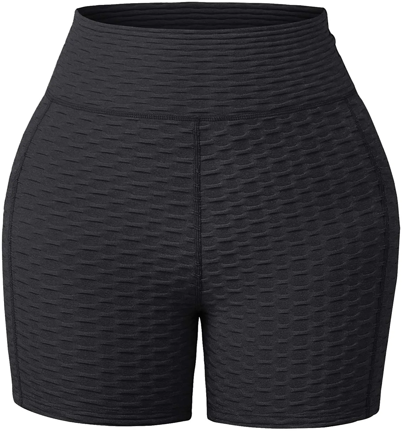 Haute Edition Women's Side Pocket Booty Lift Yoga Active Workout Bike Short