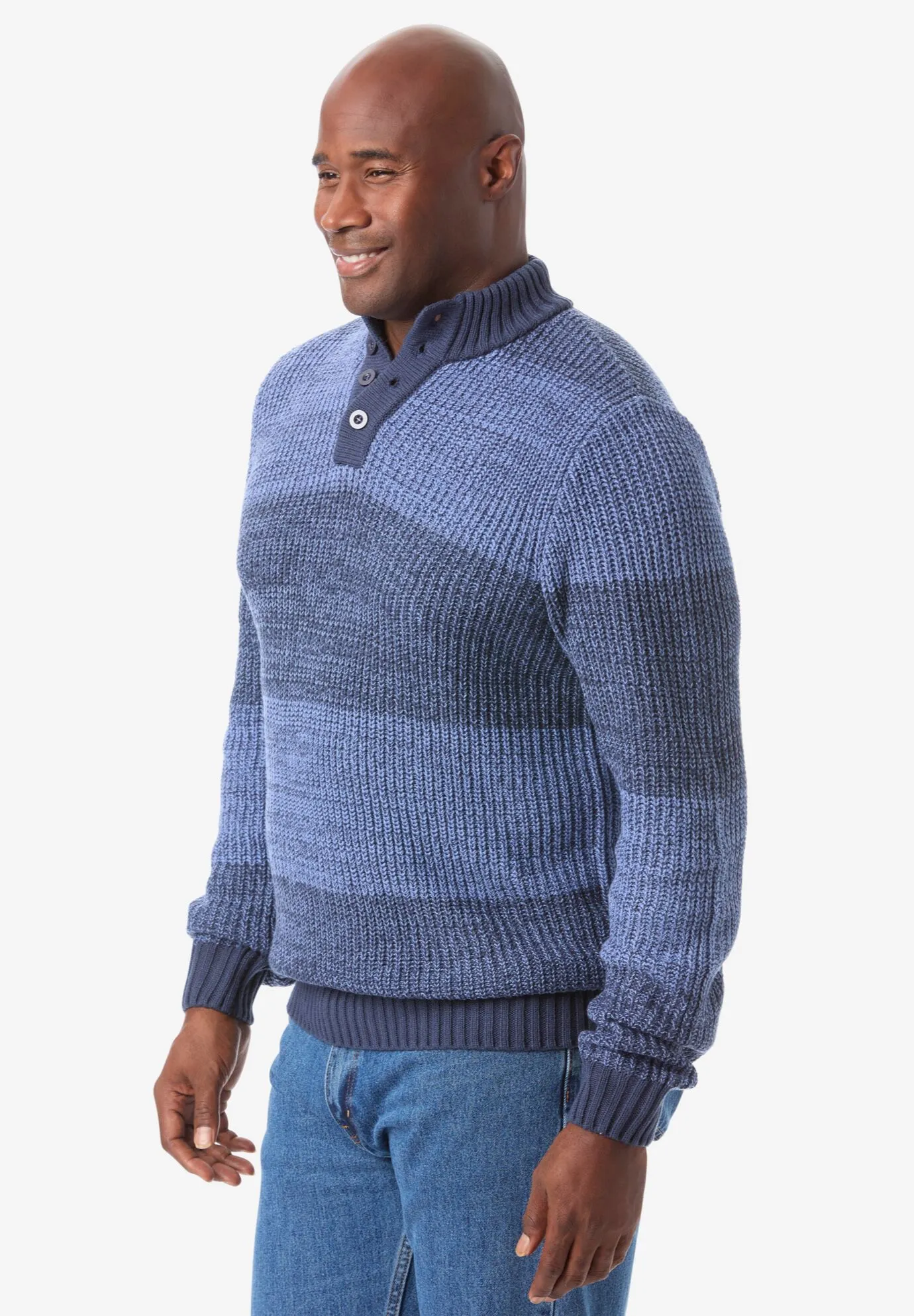 Henley Shaker Sweater