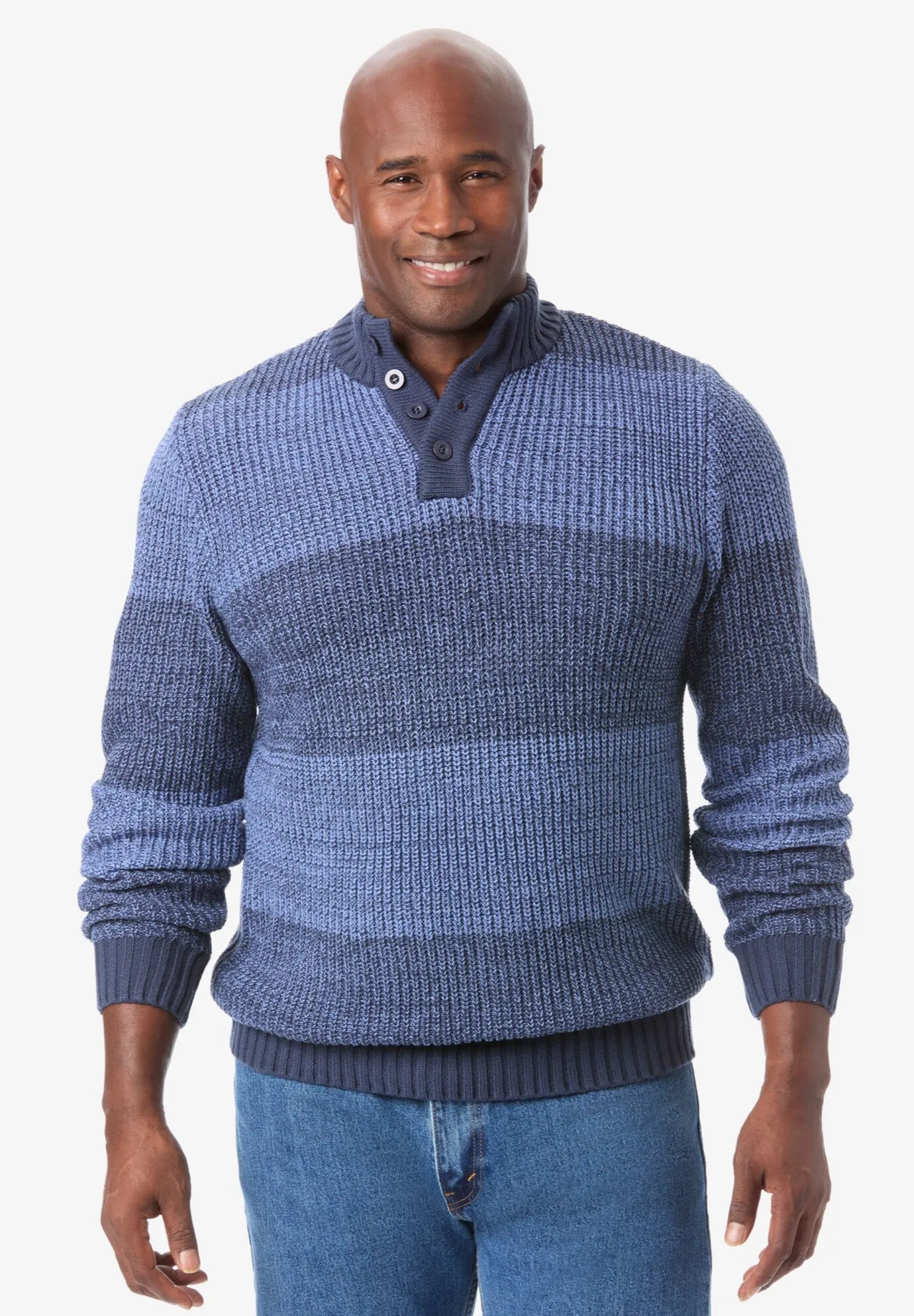 Henley Shaker Sweater