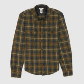 Hiroshi Kato Loose Weave 13oz Plaid Overshirt Jacket