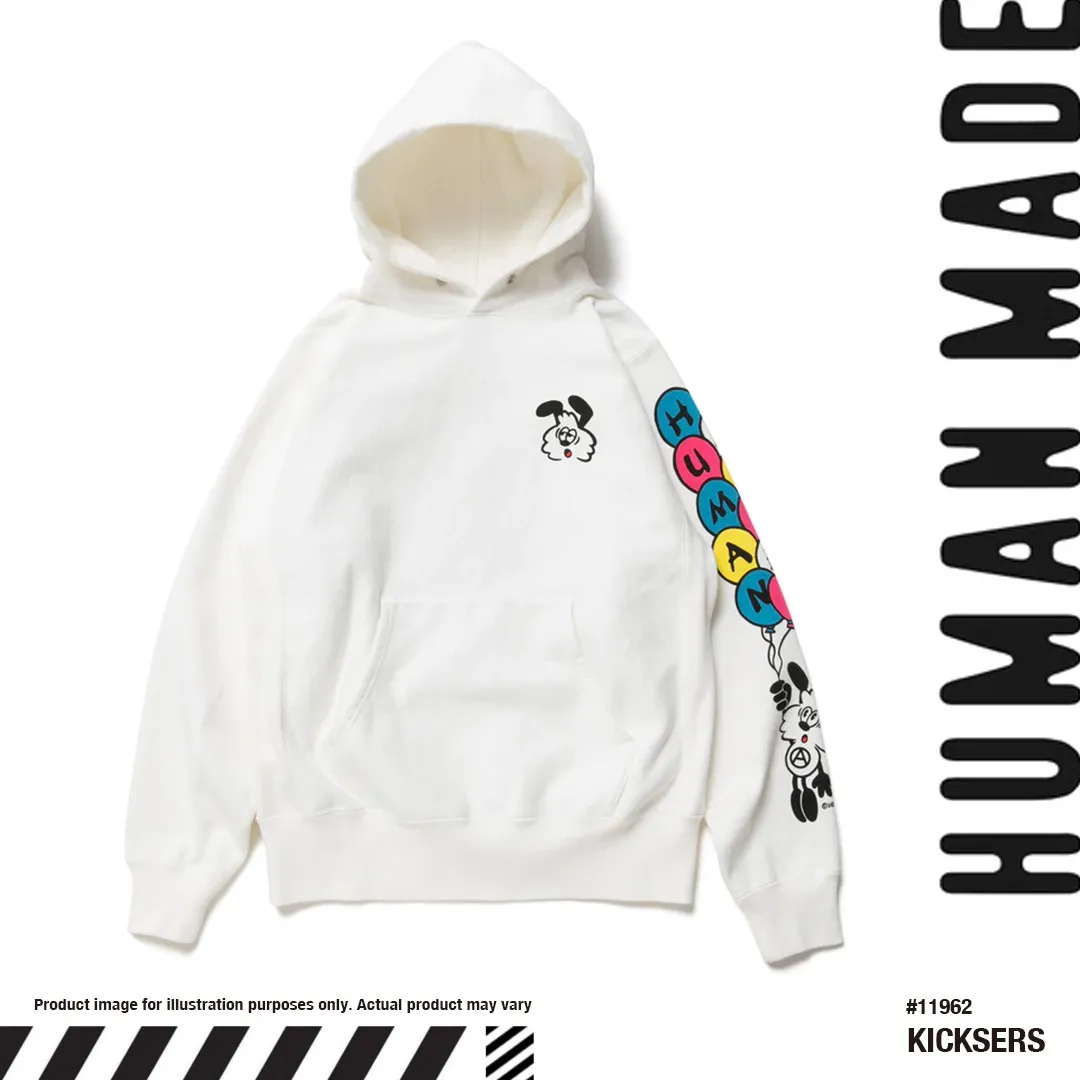 HUMAN MADE  |Unisex Street Style Collaboration Logo Hoodies